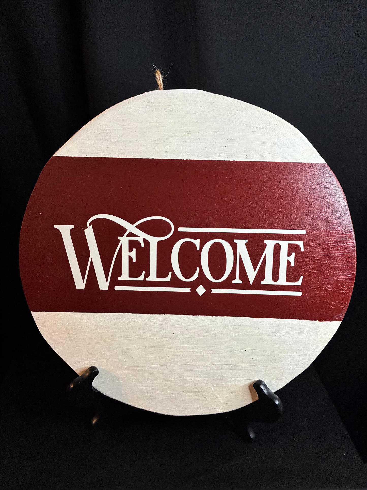 🤍✨ The Maroon & White Welcome Board