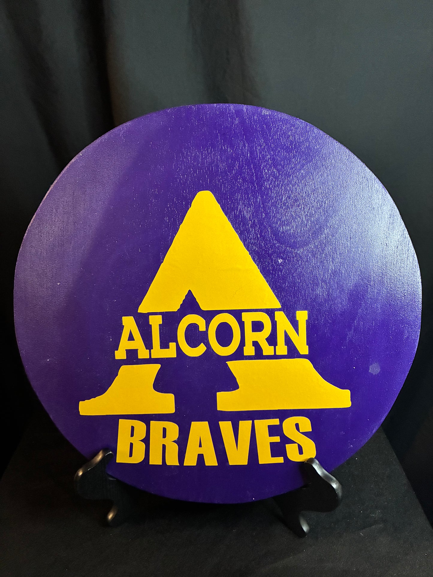 💜⚜️ The Alcorn Braves Spirit Sign