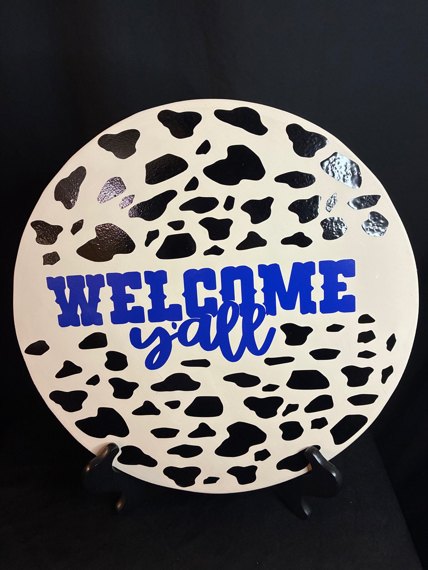 💙🐆 The Cheetah Chic Welcome Y’all Sign