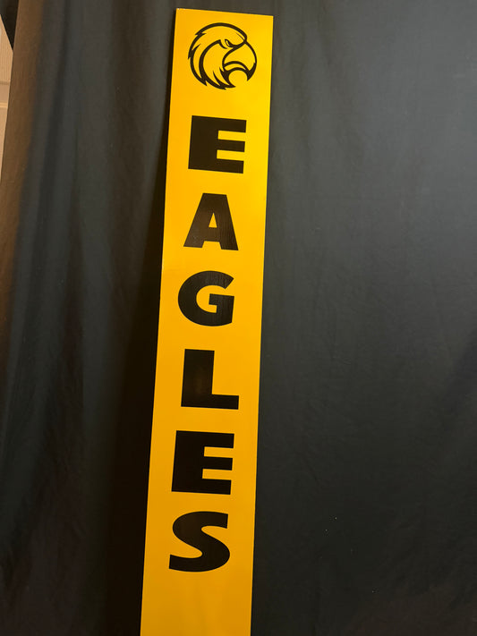 🦅💛 The Vertical USM Eagles Spirit Sign