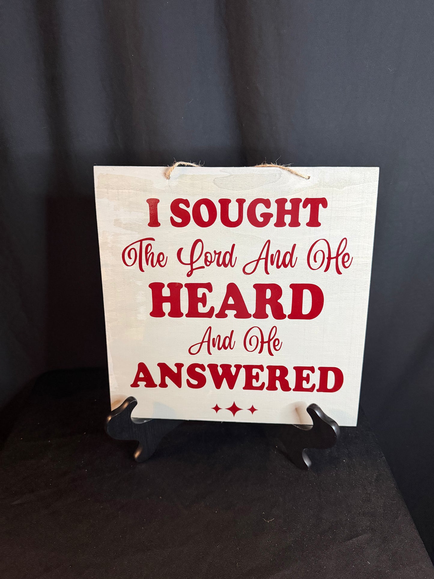 ❤️🕊️ The Sought & Answered Faith Sign