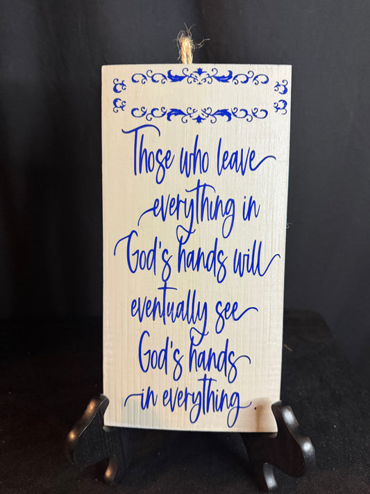 💙🕊️ The God’s Hand in Everything Sign
