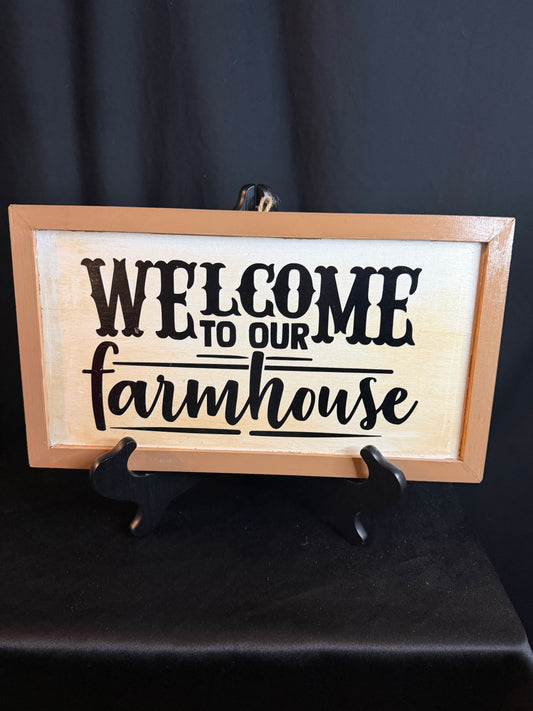 🤎🏡 The Welcome to Our Farmhouse Sign