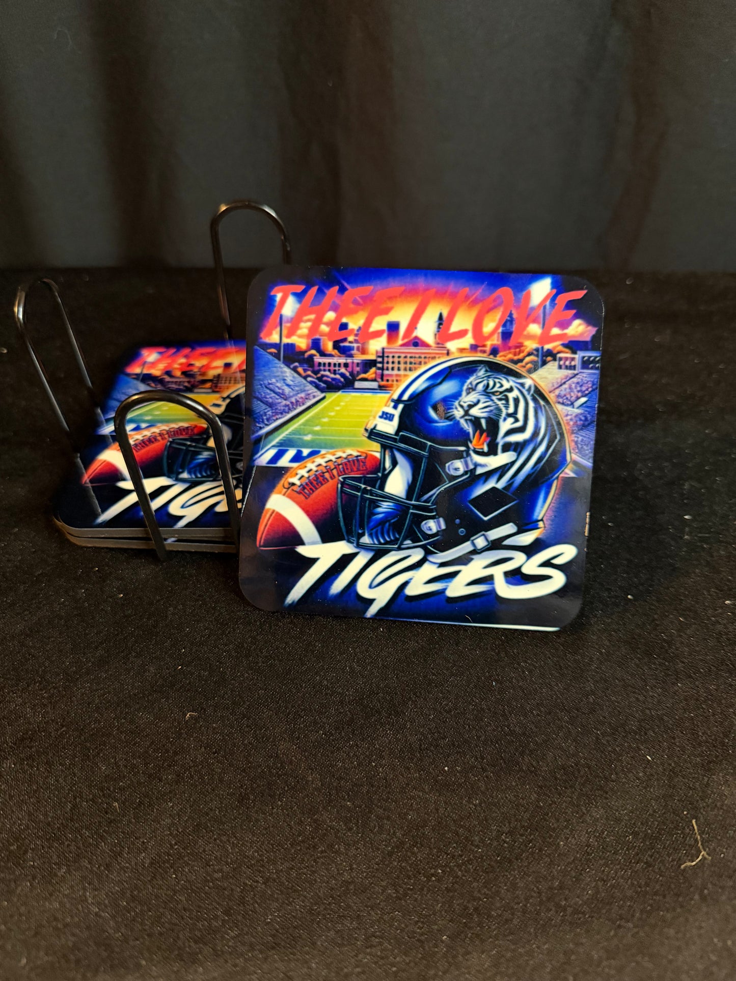 💙🐅 The JSU Stadium Spirit Coaster Set (Set of 4)