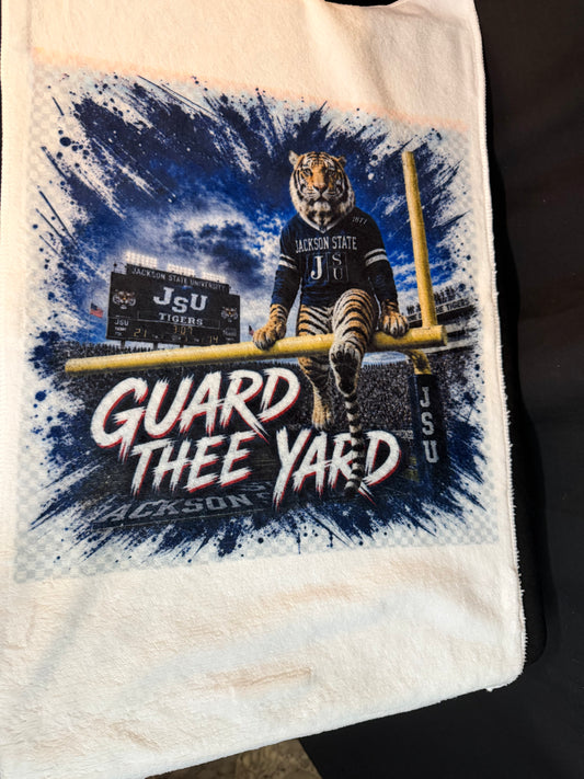 🐅🏟️ “Guard Thee Yard” Tiger Climb Towel