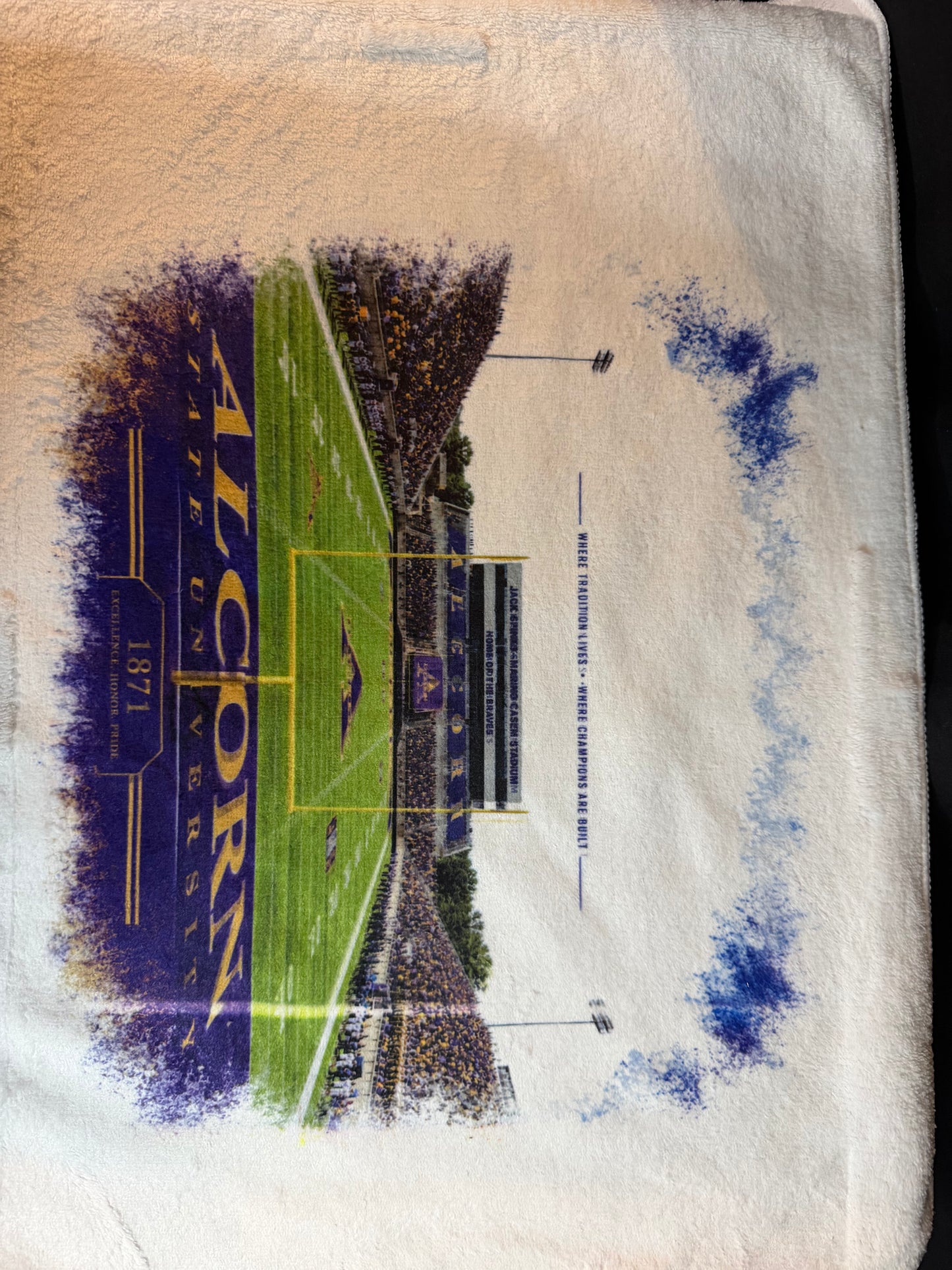 💜🏟️ Alcorn State University “Where Tradition Lives” Stadium Towel