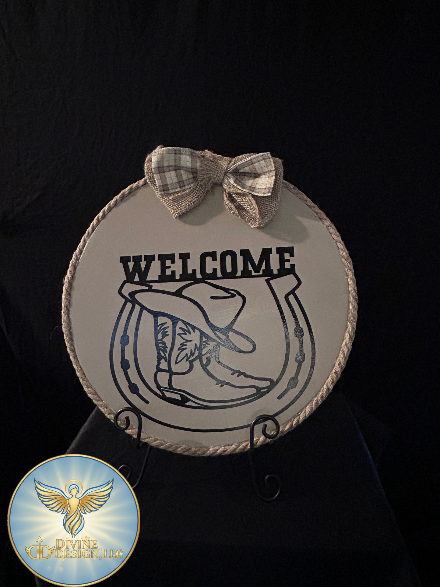 🤠 Western Welcome – Rustic Entry Sign 🤠