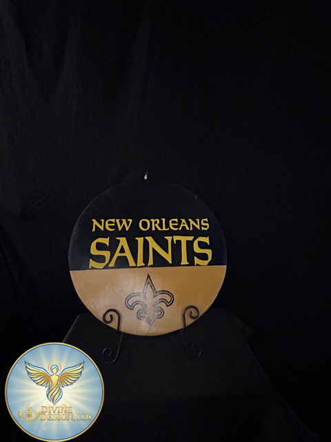🖤 New Orleans Saints Handcrafted Sign